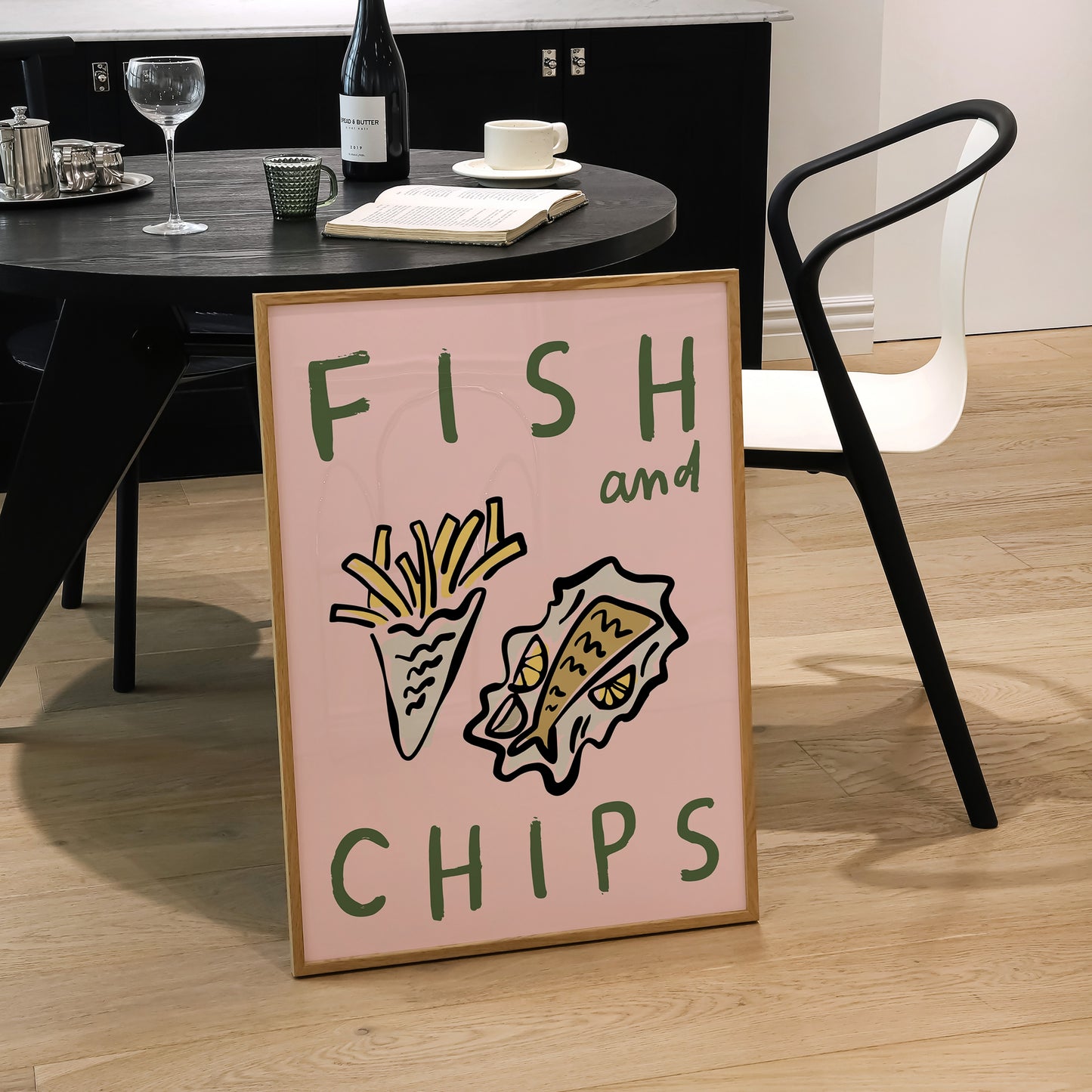Fish & Chips Print | Kitchen