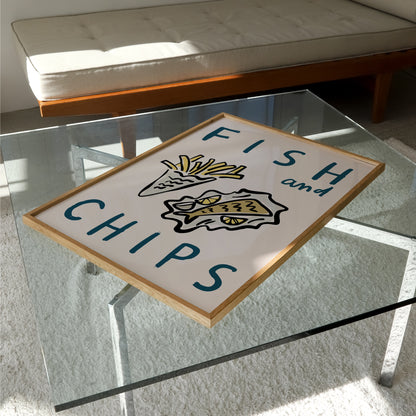 Fish & Chips Print | Kitchen