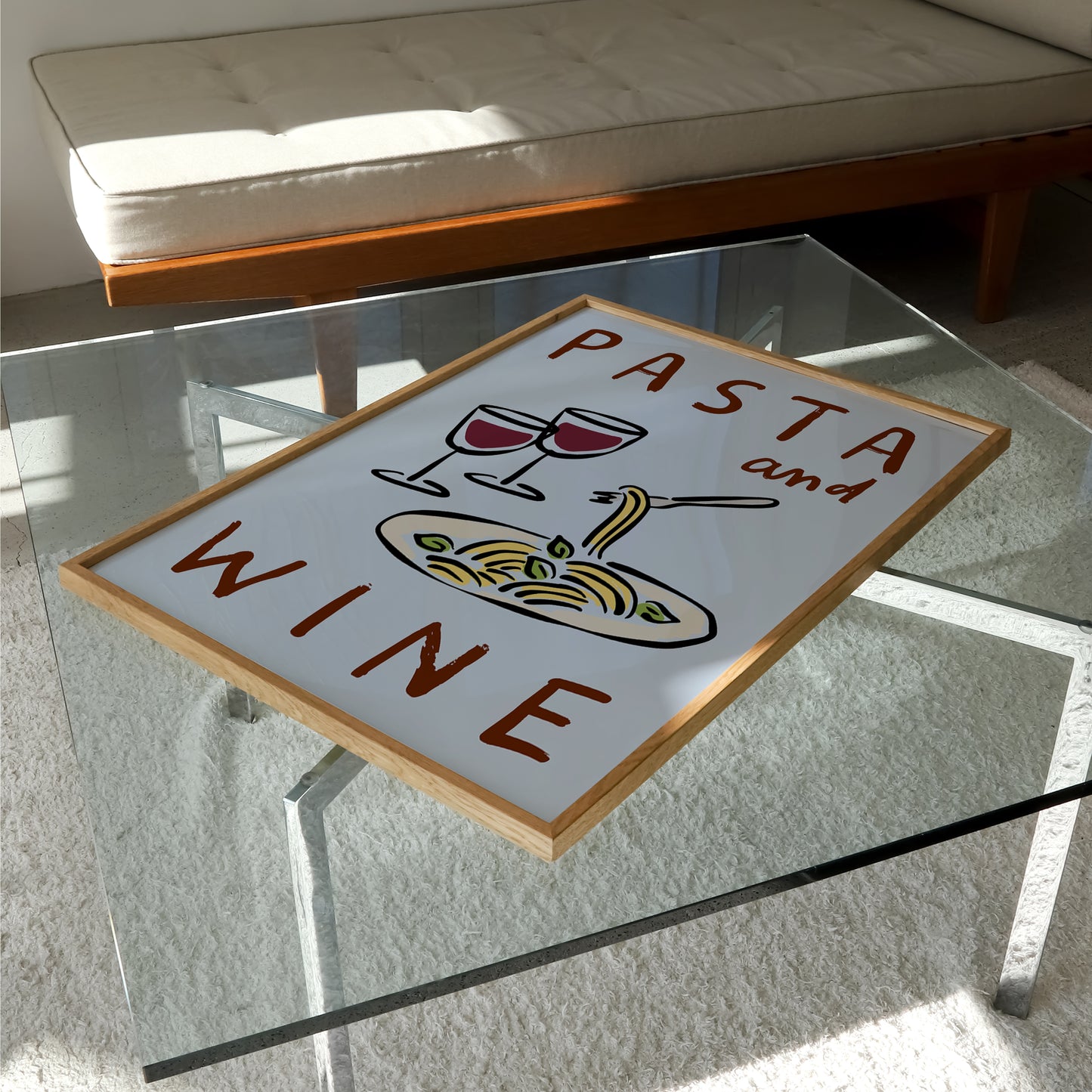 Pasta & Wine Print | Kitchen