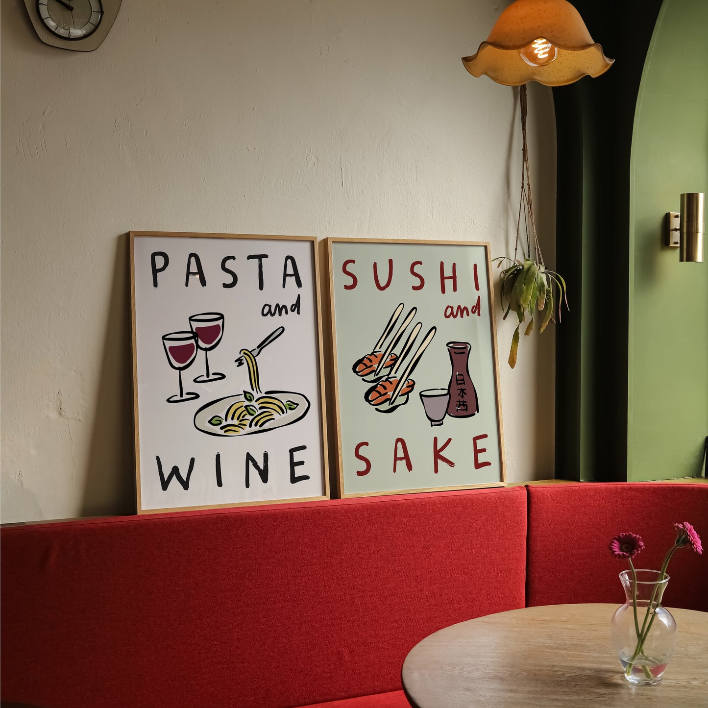 Pasta & Wine Print | Kitchen