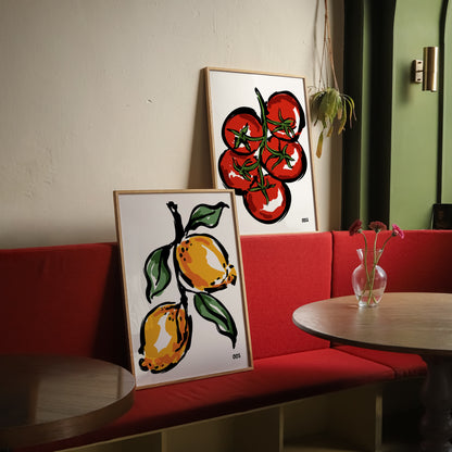 Oranges Painting Print | Kitchen