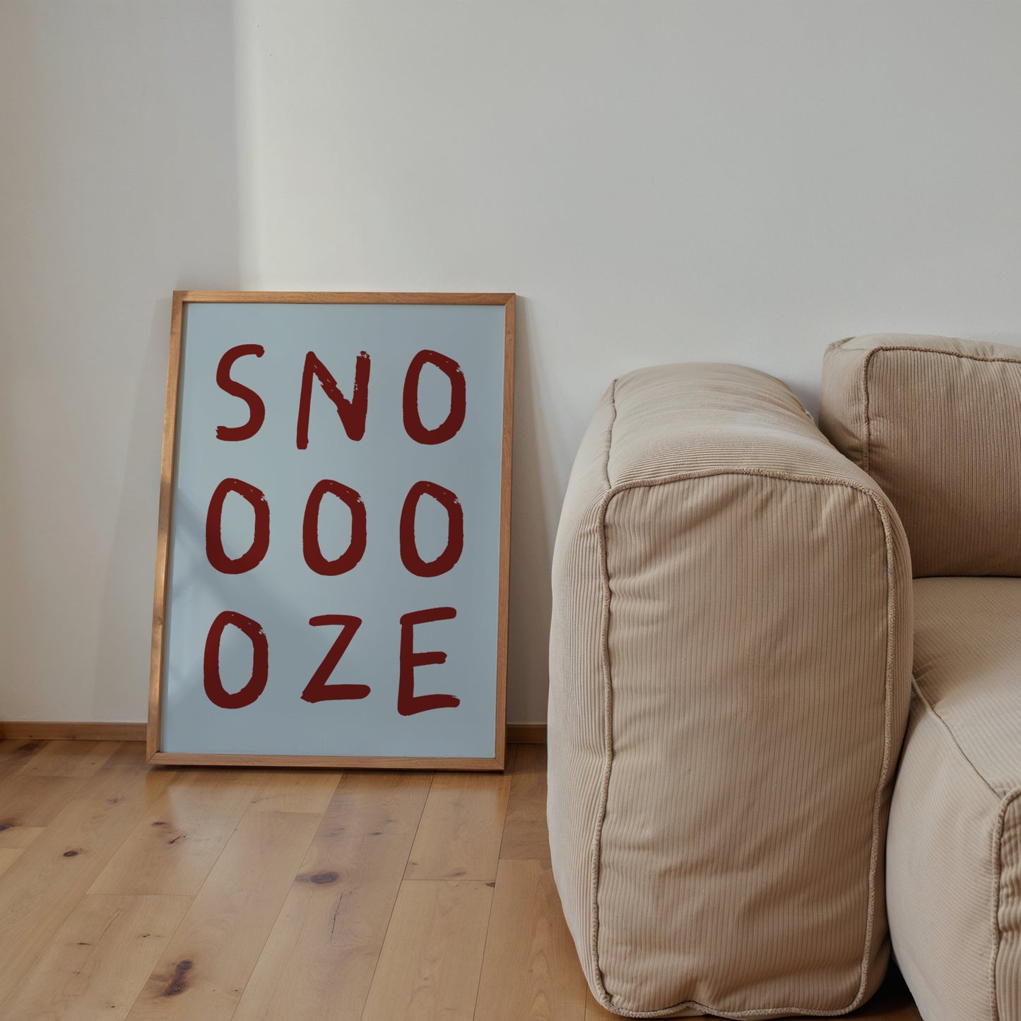 Snooze Print | 6 Colours | Typography