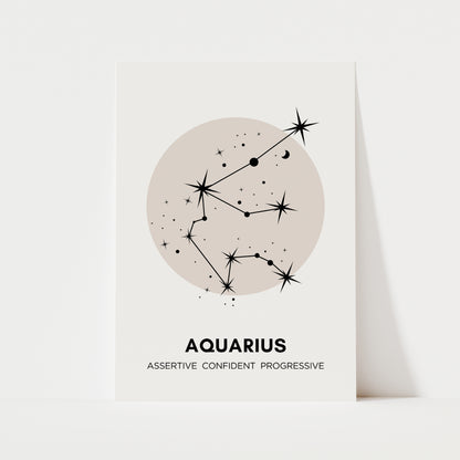 Zodiac Print | 12 Signs | Spiritual
