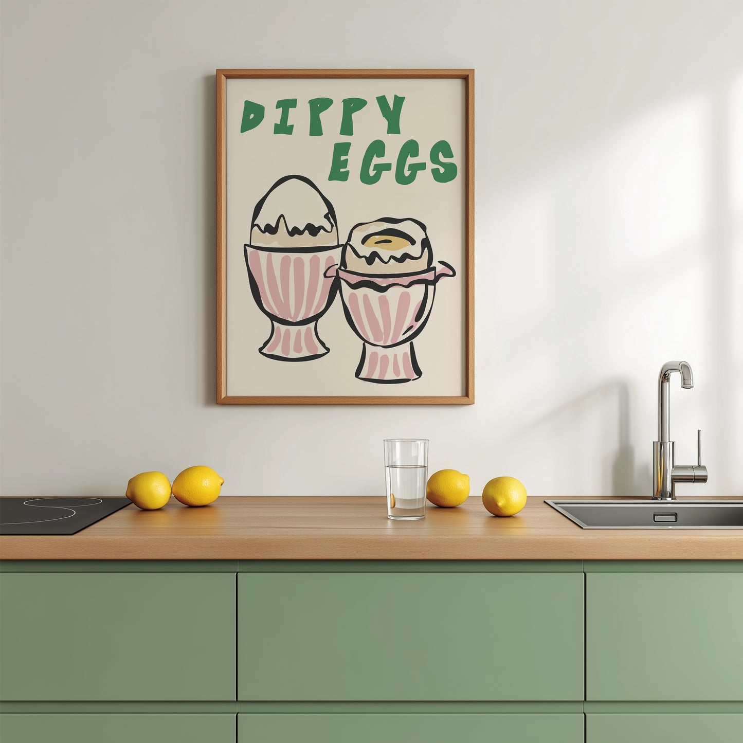 Dippy Eggs Print | 4 Colours | Kitchen