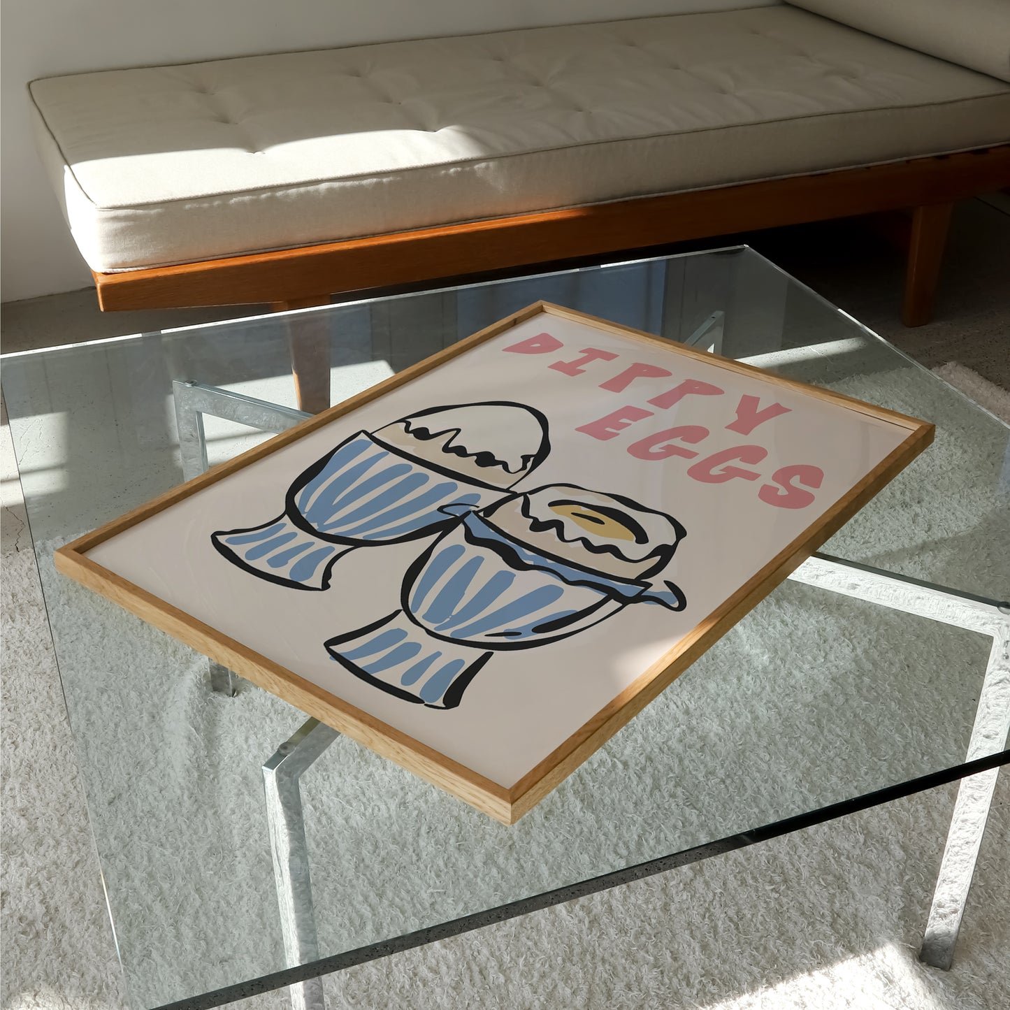 Dippy Eggs Print | 4 Colours | Kitchen