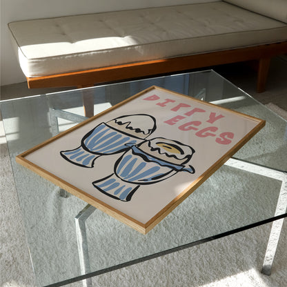 Dippy Eggs Print | 4 Colours | Kitchen
