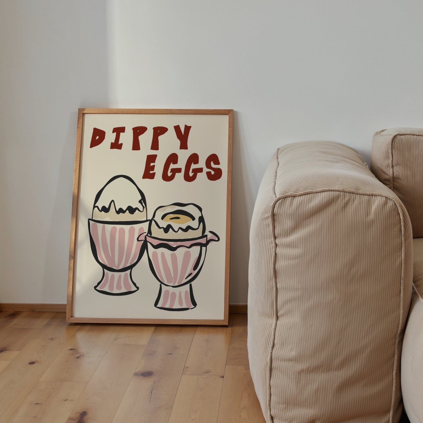 Dippy Eggs Print | 4 Colours | Kitchen