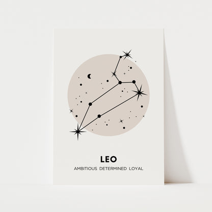 Zodiac Print | 12 Signs | Spiritual
