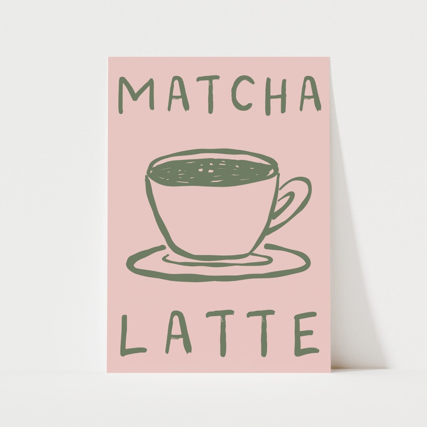 Matcha Latte Print | 4 Colours | Kitchen