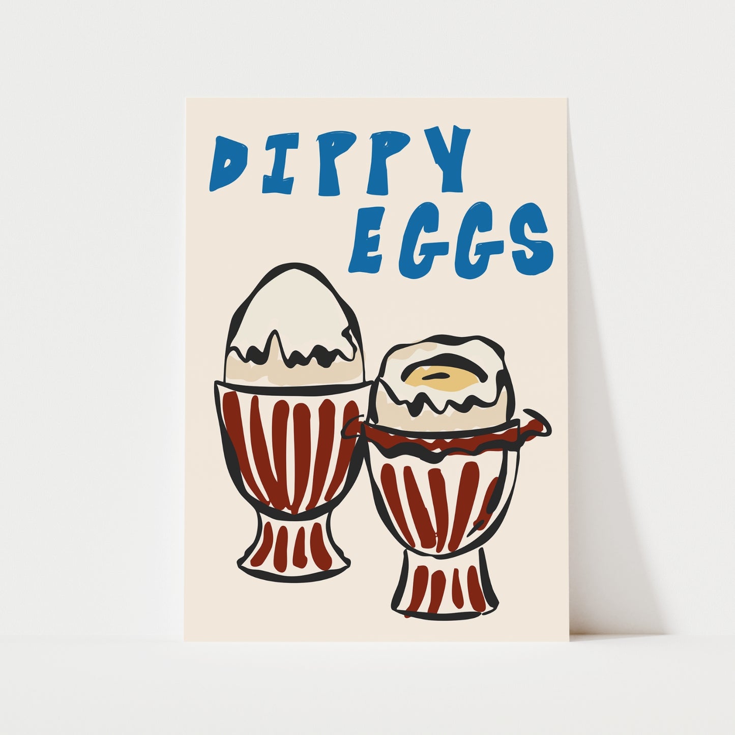 Dippy Eggs Print | 4 Colours | Kitchen