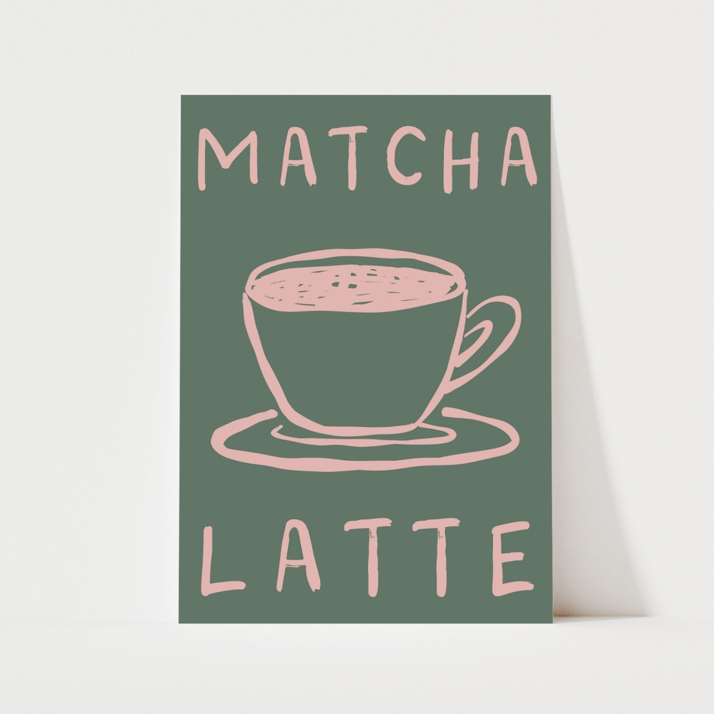 Matcha Latte Print | 4 Colours | Kitchen
