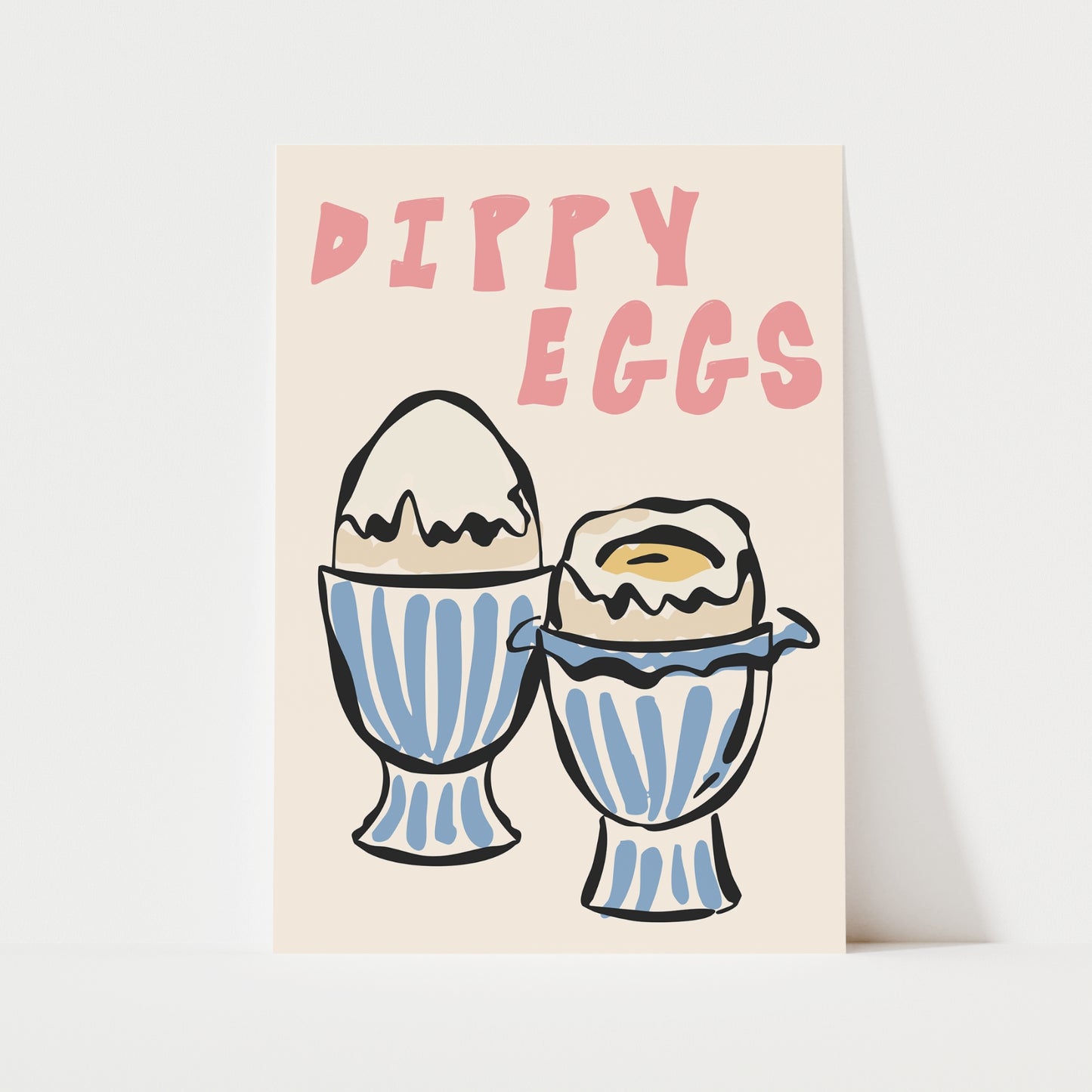 Dippy Eggs Print | 4 Colours | Kitchen