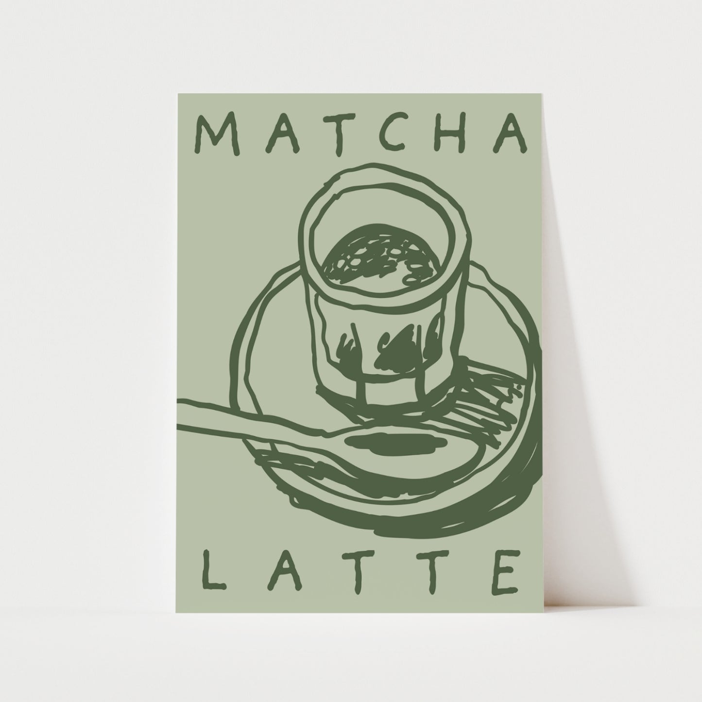 Matcha Latte Print | 4 Colours | Kitchen