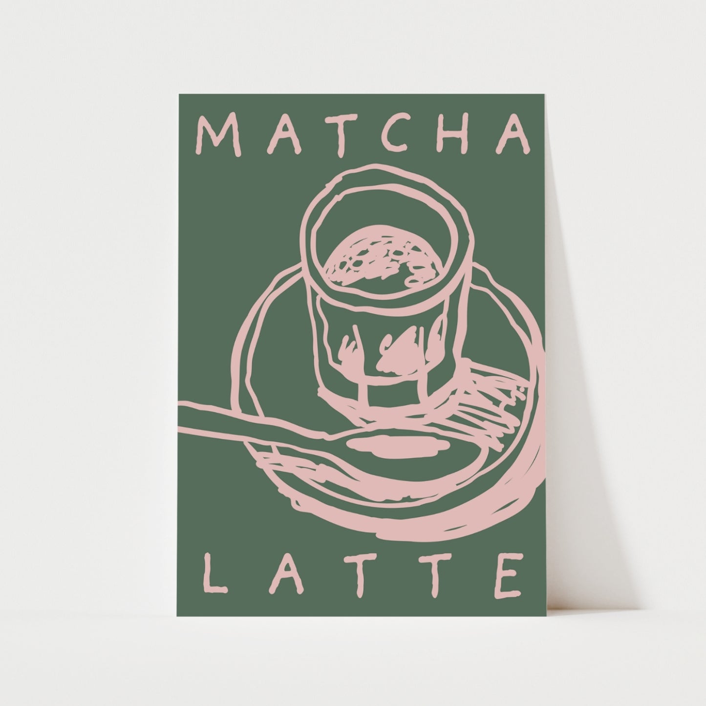 Matcha Latte Print | 4 Colours | Kitchen