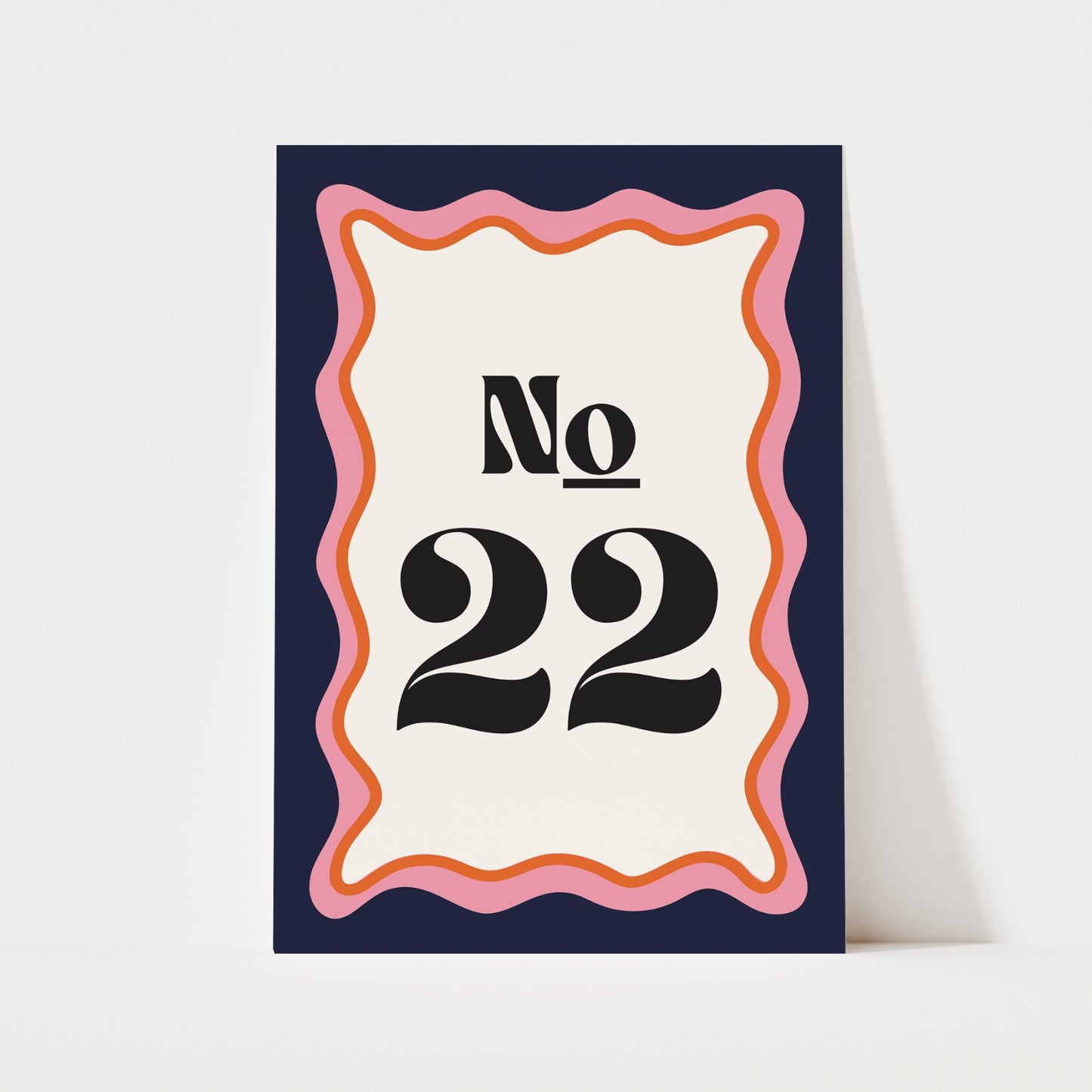 Custom House Number Print | 3 Colours | Personalised