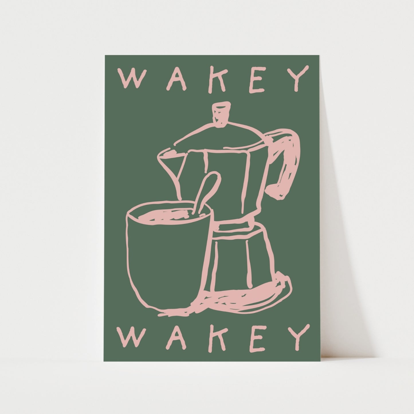 Wakey Wakey Print | 5 Colours | Kitchen
