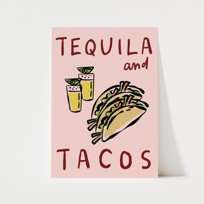 Tequila & Tacos Print | Kitchen