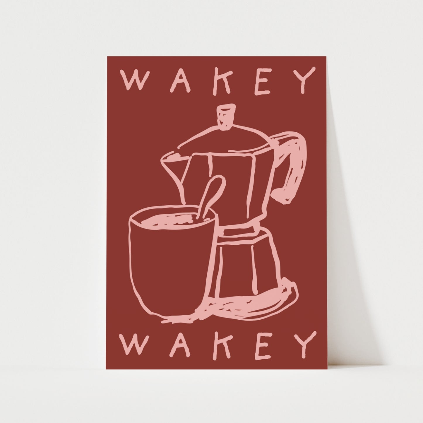 Wakey Wakey Print | 5 Colours | Kitchen