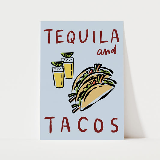 Tequila & Tacos Print | Kitchen