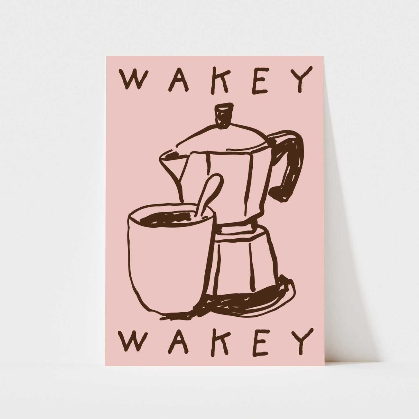 Wakey Wakey Print | 5 Colours | Kitchen