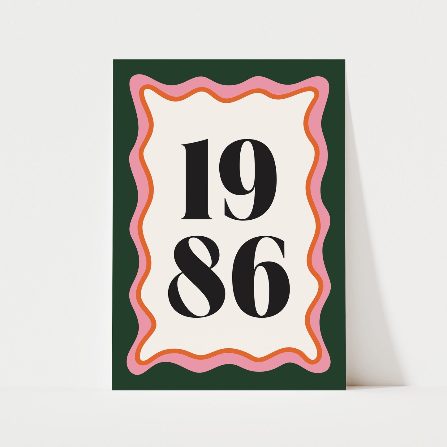 Custom Year Print | 3 Colours | Personalised
