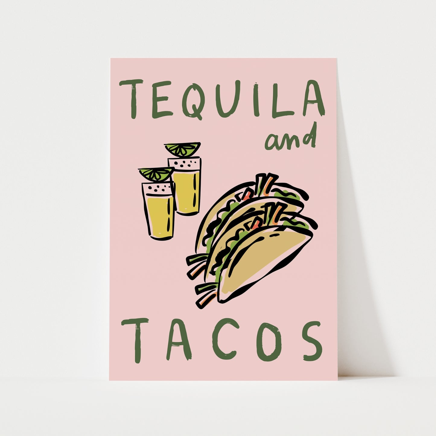 Tequila & Tacos Print | Kitchen