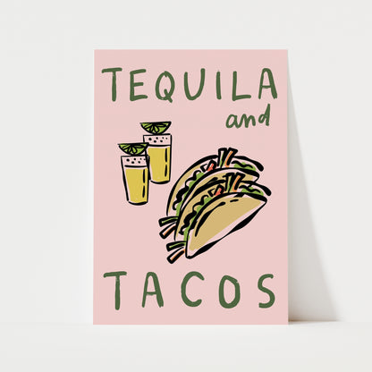 Tequila & Tacos Print | Kitchen