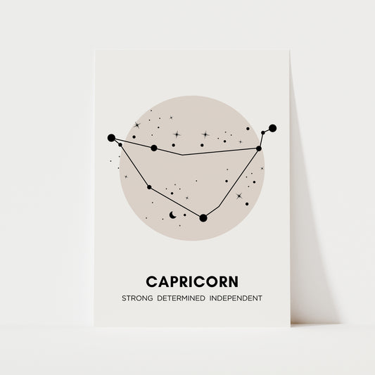 Zodiac Print | 12 Signs | Spiritual