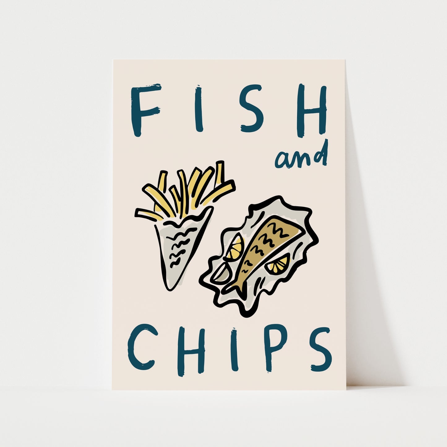 Fish & Chips Print | Kitchen