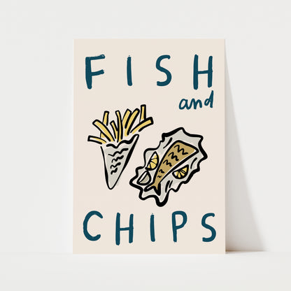 Fish & Chips Print | Kitchen