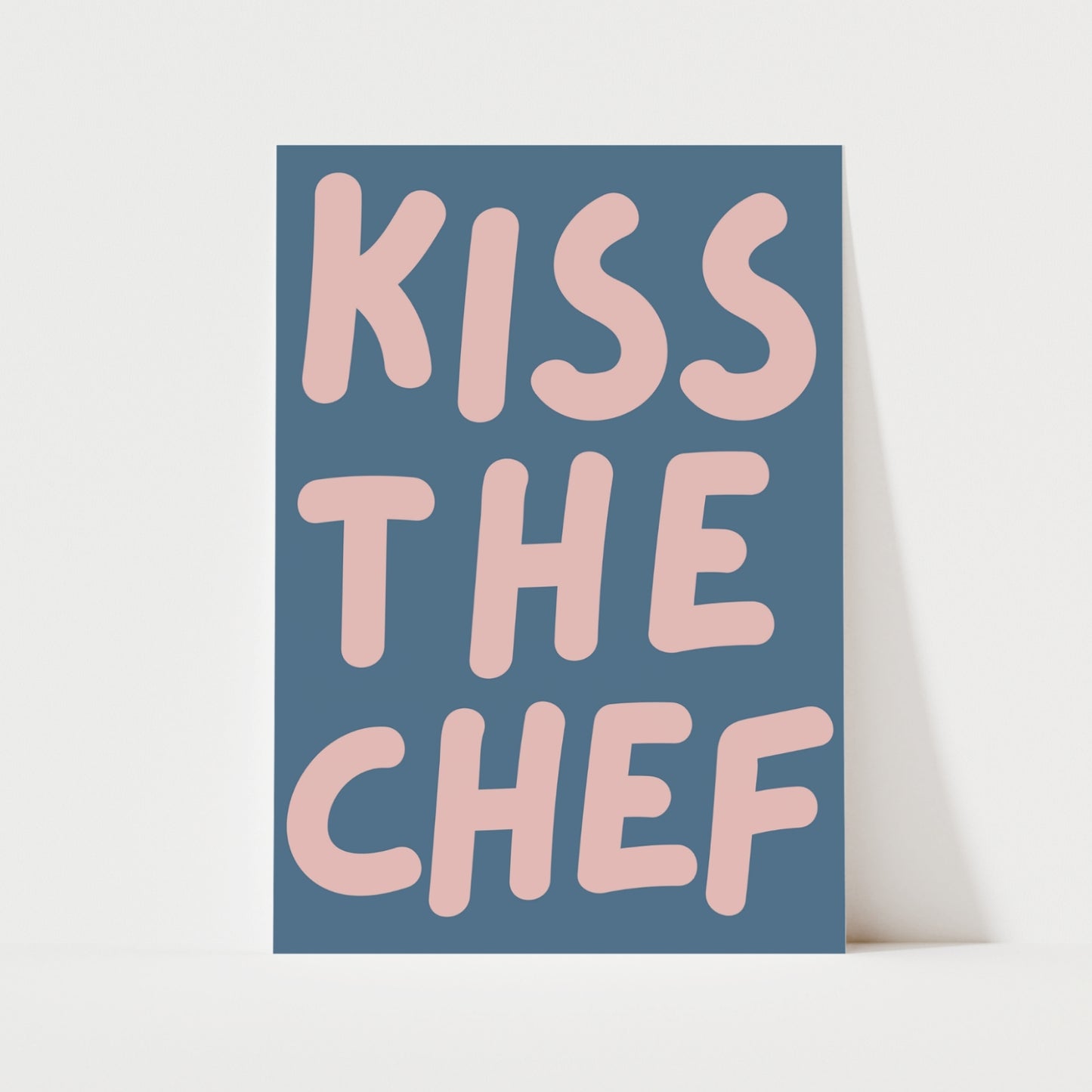 Kiss The Chef Print | 6 Colours | Kitchen
