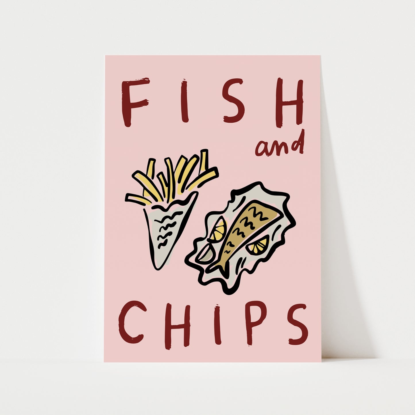 Fish & Chips Print | Kitchen