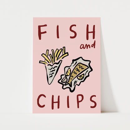 Fish & Chips Print | Kitchen