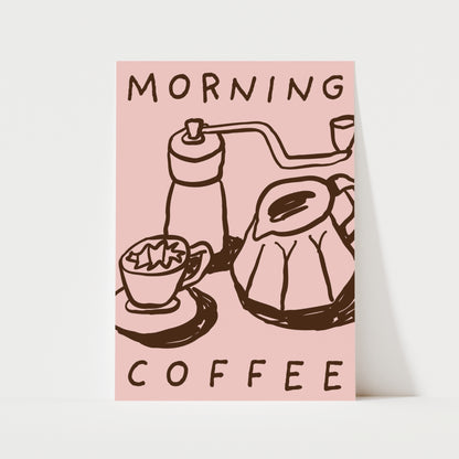 Morning Coffee Print | 5 Colours | Kitchen