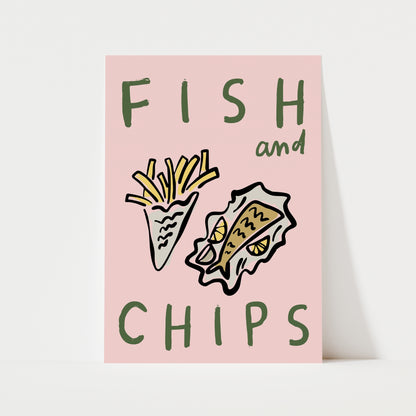 Fish & Chips Print | Kitchen