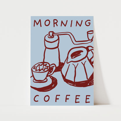 Morning Coffee Print | 5 Colours | Kitchen