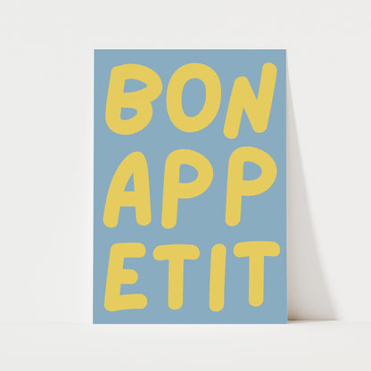 Bon Appetit Print | 6 Colours | Kitchen
