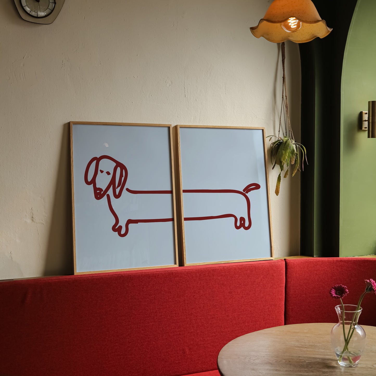Dachshund Print | 4 Colours | Funky