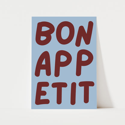 Bon Appetit Print | 6 Colours | Kitchen