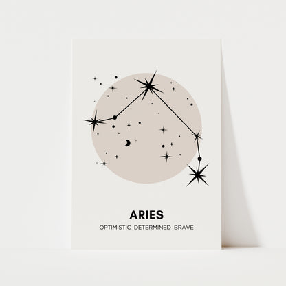 Zodiac Print | 12 Signs | Spiritual