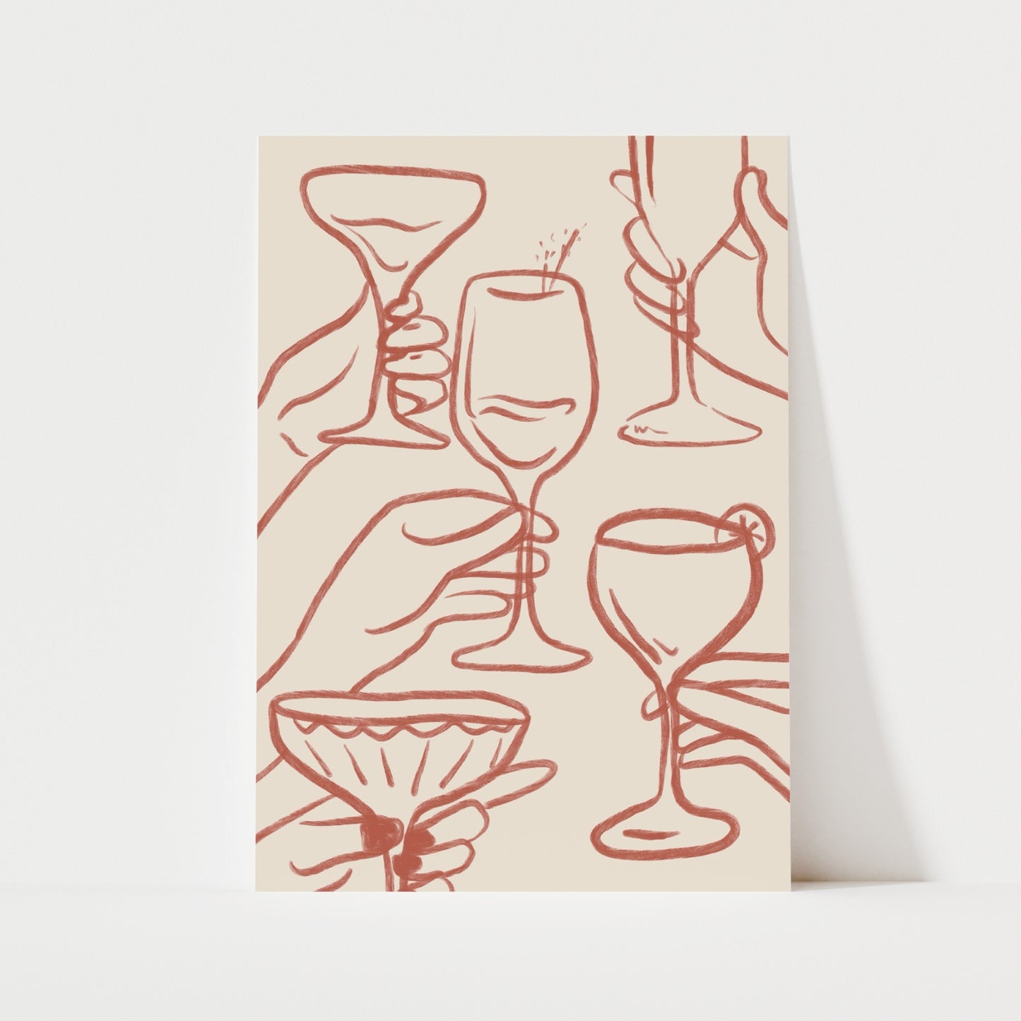 Cheers Print | 5 Colours | Kitchen