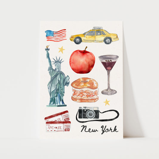 New York Memories Print | Travel