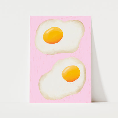 Fried Eggs Print | 3 Colours | Kitchen