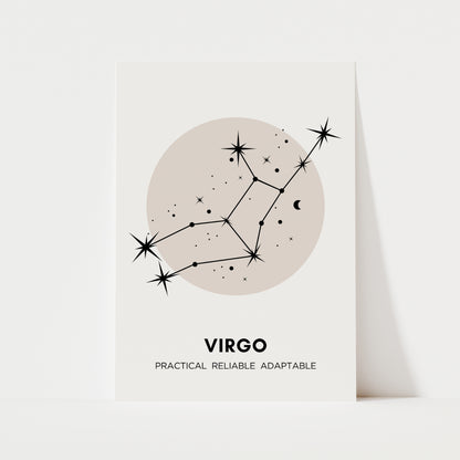 Zodiac Print | 12 Signs | Spiritual