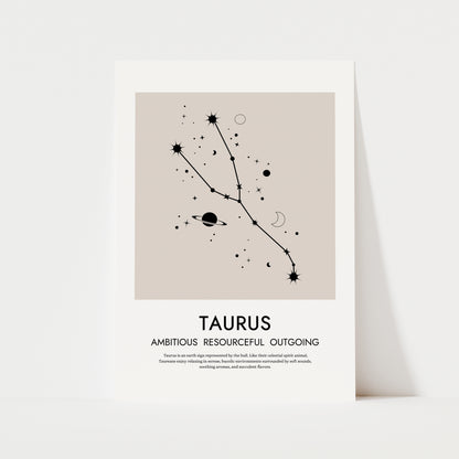 Zodiac Print | 12 Signs | Spiritual