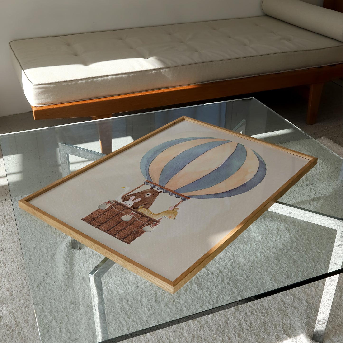 Hot Air Balloon Print | 3 Colours | Nursery & Kids