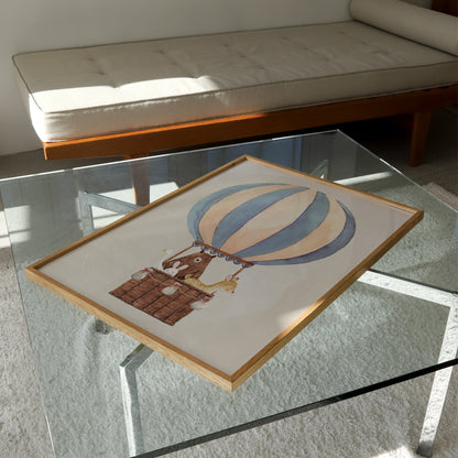 Hot Air Balloon Print | 3 Colours | Nursery & Kids