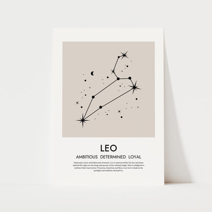 Zodiac Print | 12 Signs | Spiritual
