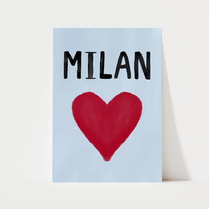 Milan Love Print | Travel