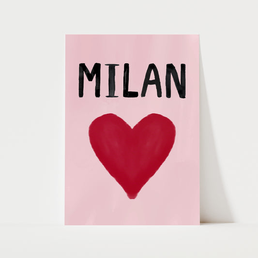 Milan Love Print | Travel
